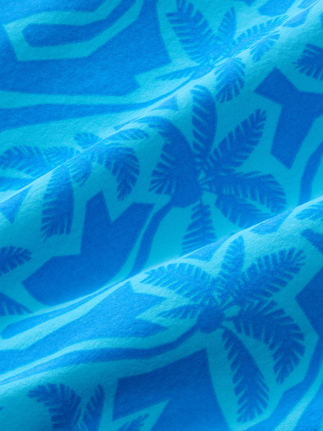 Bungalow Trunk | Turquoise Cutout Palms