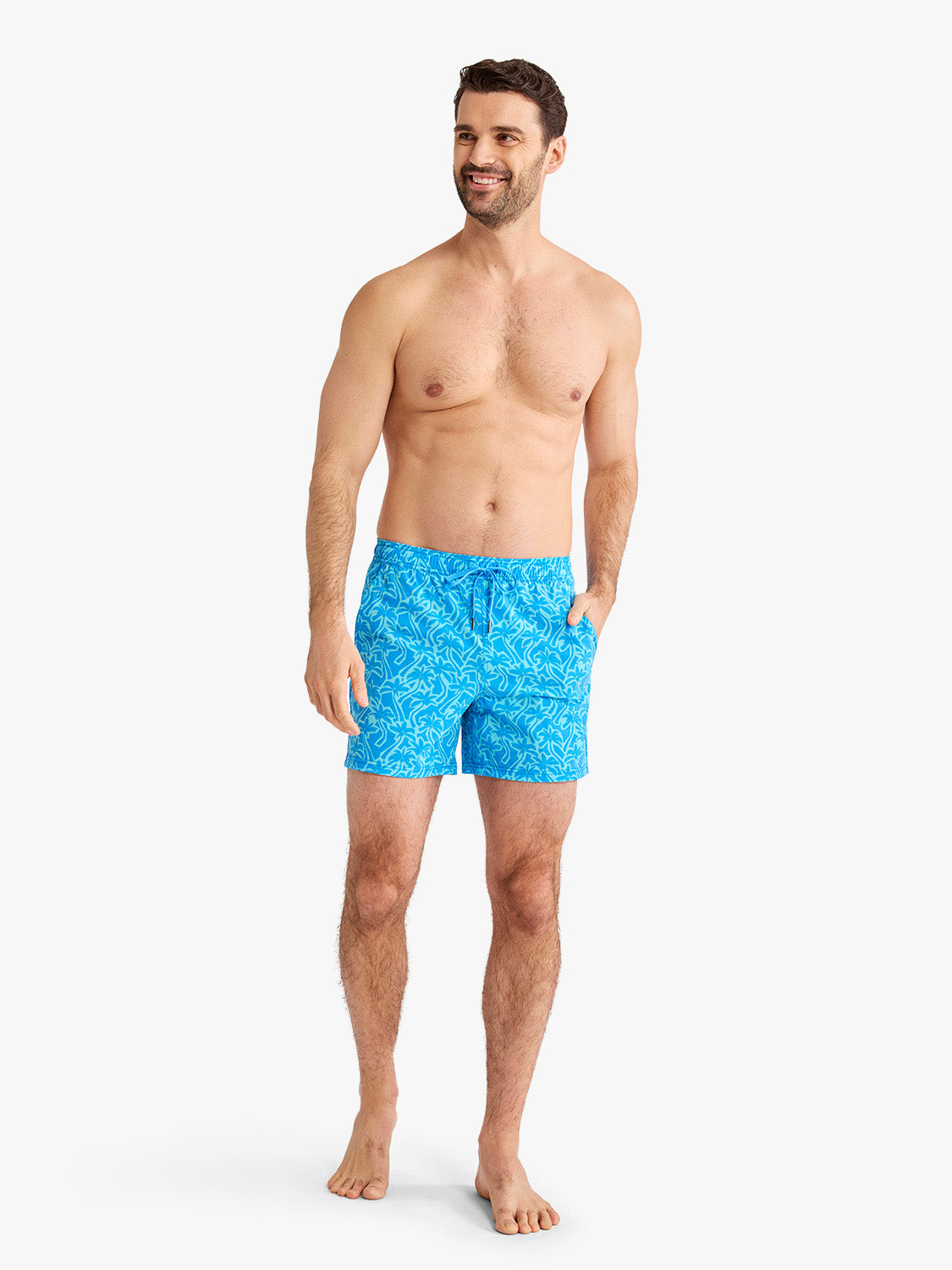 Bungalow Trunk | Turquoise Cutout Palms
