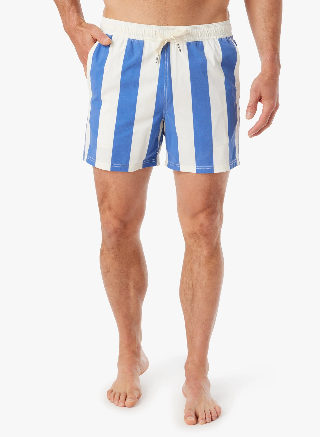 Bungalow Trunk | Cobalt Cabana Stripe