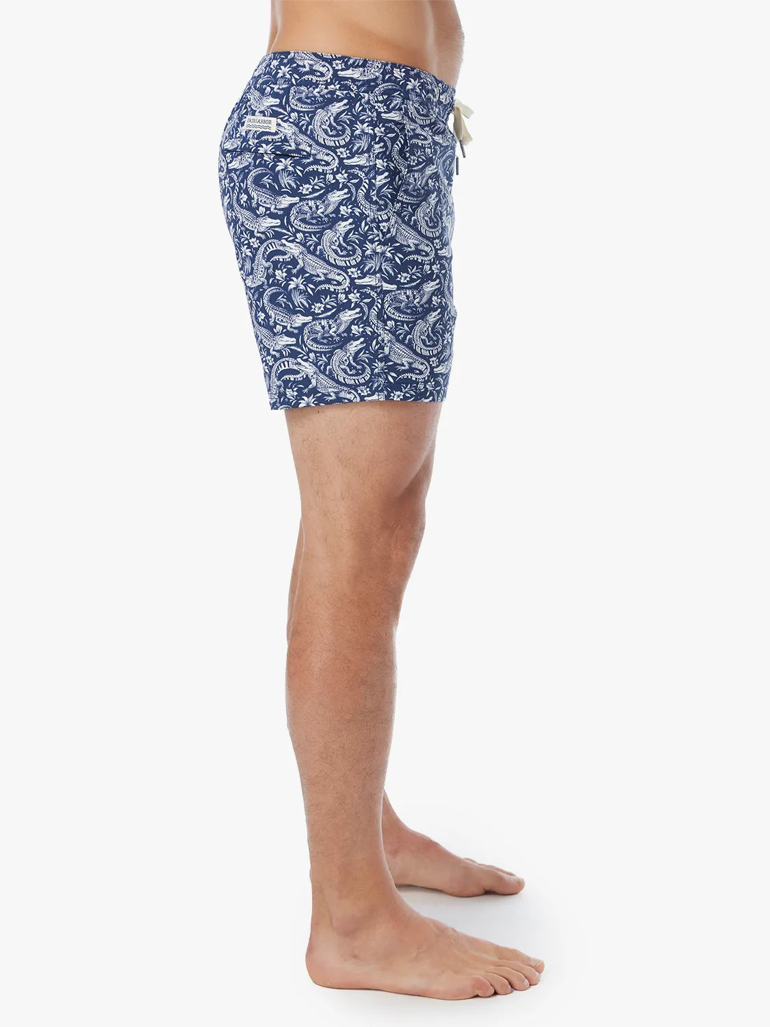 Bungalow Trunk | Navy Crocodile