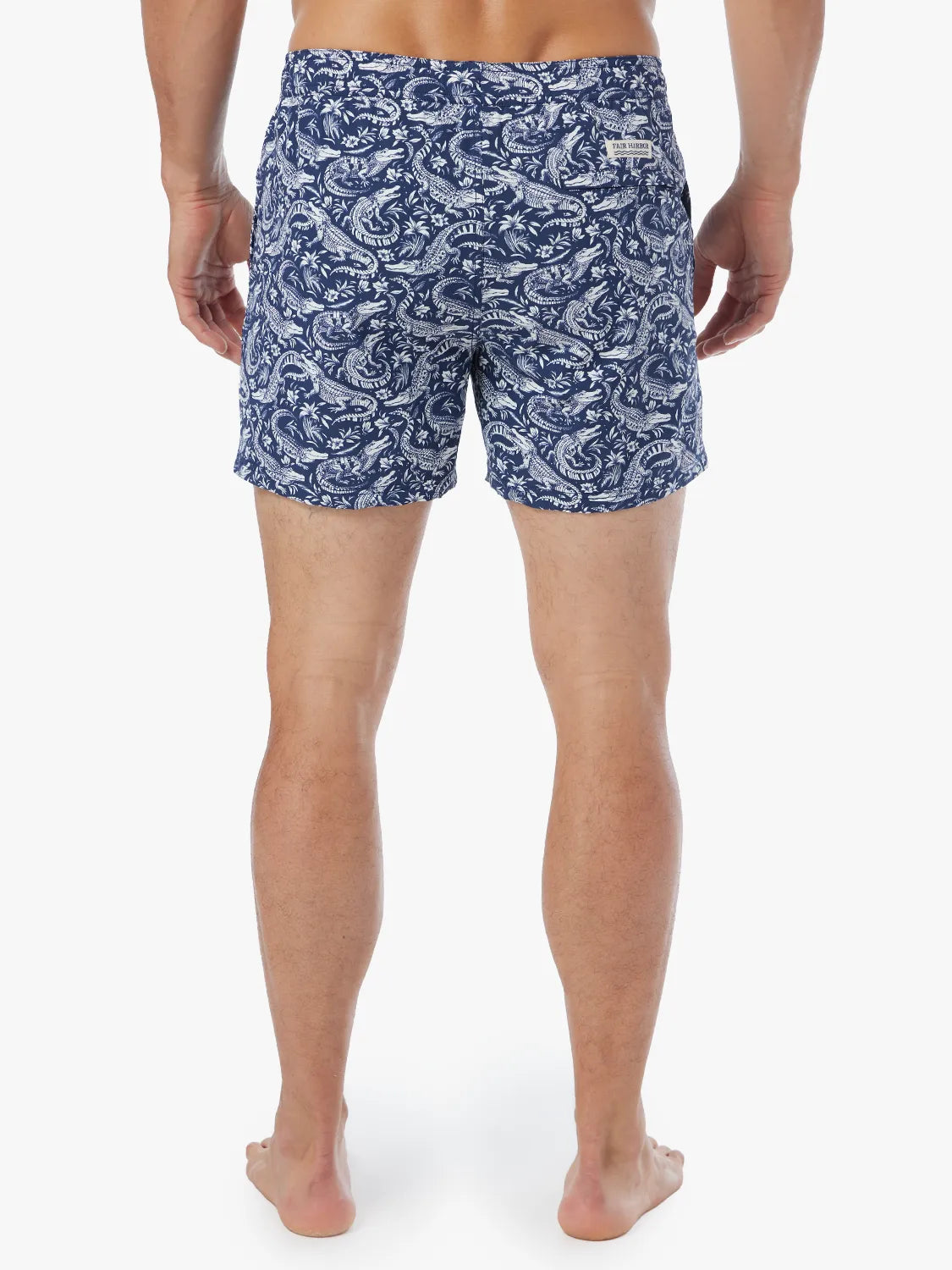 Bungalow Trunk | Navy Crocodile