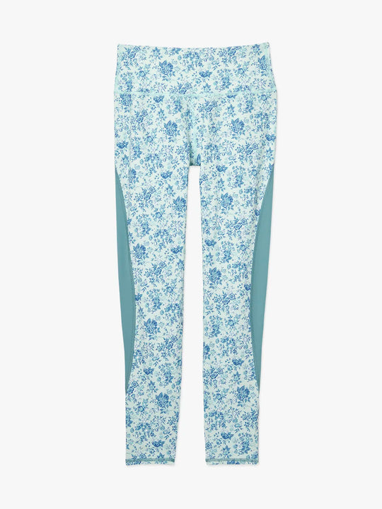 The Bayview Legging | Green Ditsy Floral