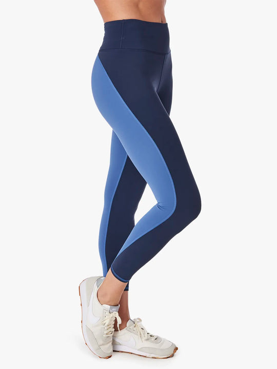 The Bayview Legging | Navy Colorblock