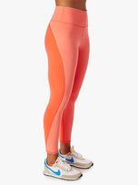 Thumbnail 4 of The Bayview Legging | Coral Colorblock