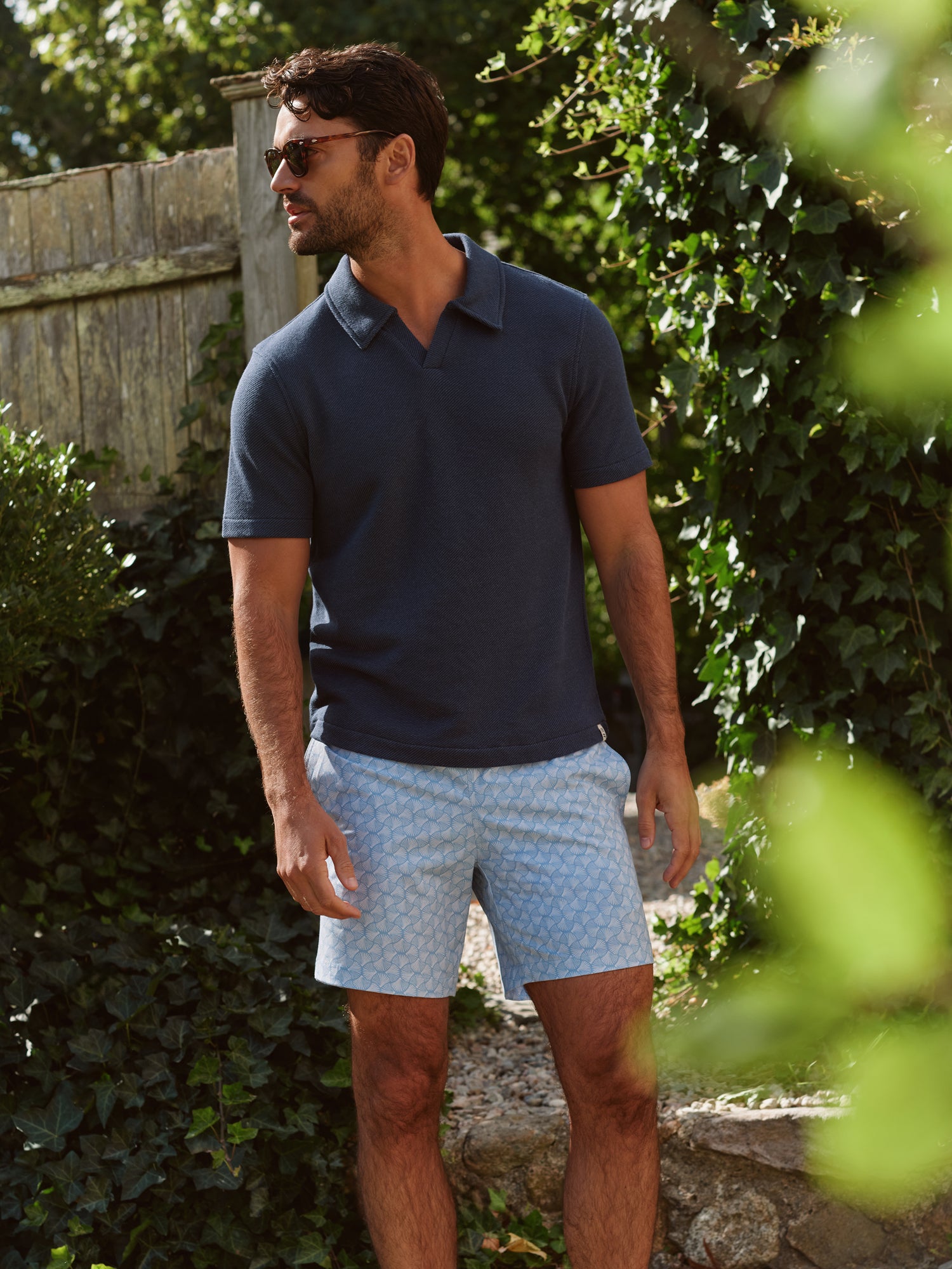 Bayberry Trunk | Sky Blue Shells