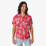 Thumbnail 5 of The Casablanca Camp Shirt | Red Hibiscus
