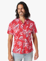 Thumbnail 2 of The Casablanca Camp Shirt | Red Hibiscus