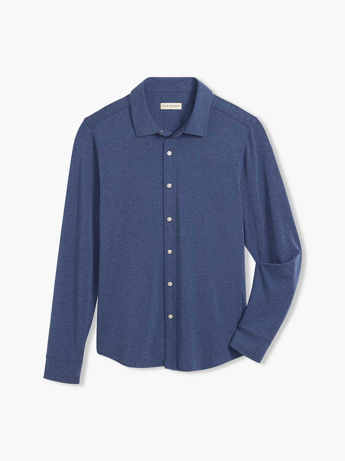 Norwood Long Sleeve Button Up | Navy