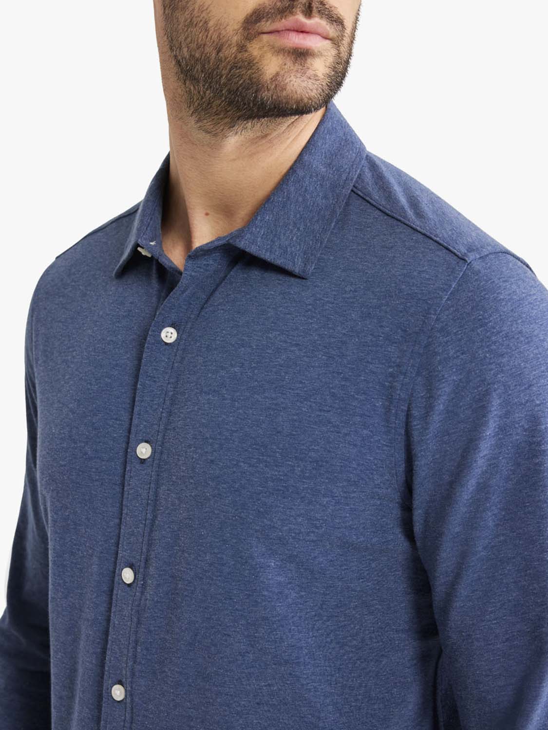 Norwood Long Sleeve Button Up | Navy