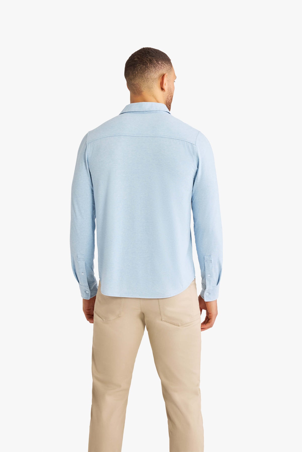 Norwood Long Sleeve Button Up | Light Blue