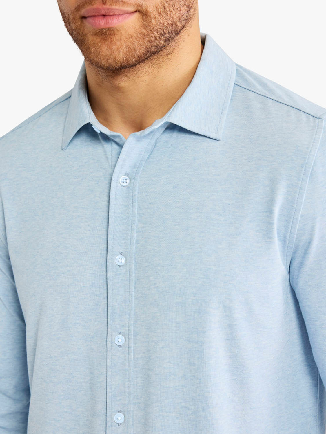 Norwood Long Sleeve Button Up | Light Blue