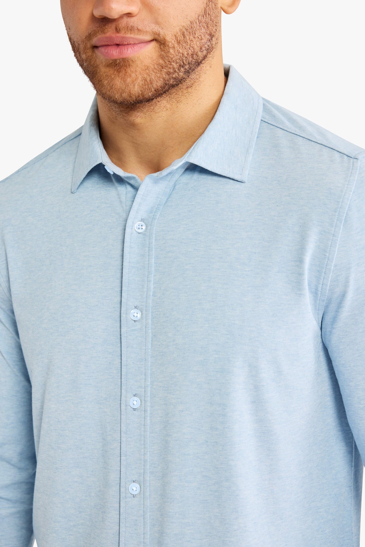 Norwood Long Sleeve Button Up | Light Blue