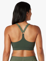 Thumbnail 3 of The Corliss Sports Bra | Thyme Colorblock