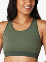 Thumbnail 4 of The Corliss Sports Bra | Thyme Colorblock