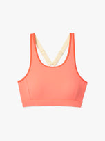 Thumbnail 1 of The Corliss Sports Bra | Coral Colorblock