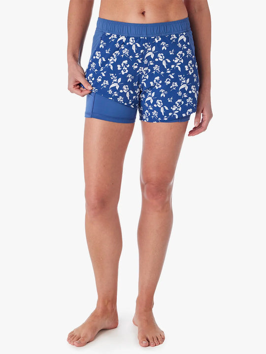 The Corliss Short | Navy Floral