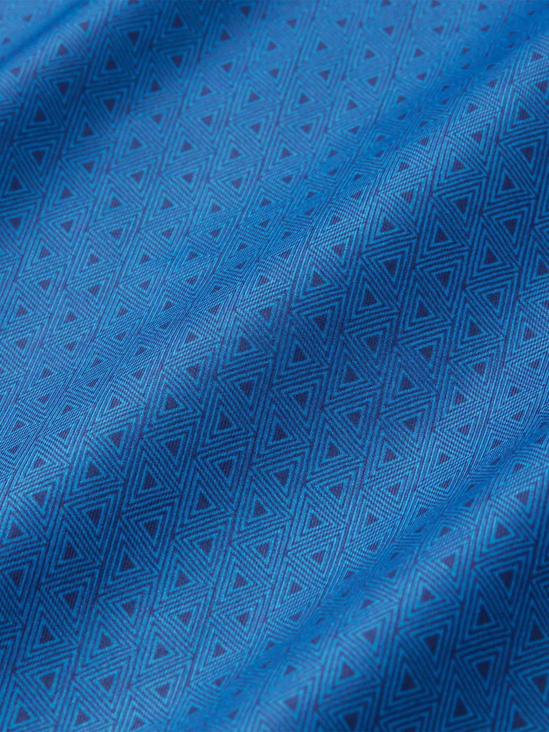 Compass Polo | Electric Blue Geo