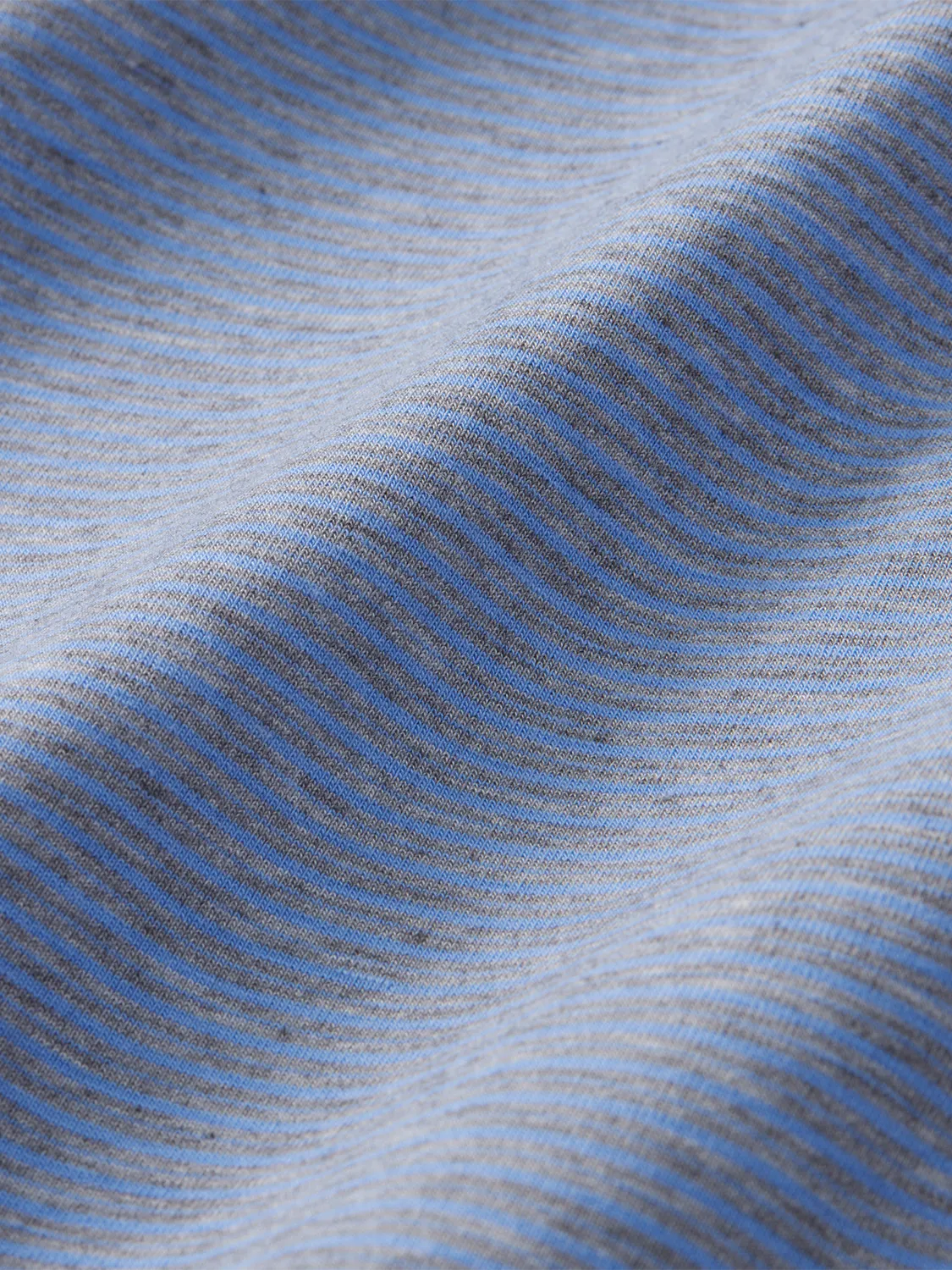 Compass Quarter Zip | Light Blue Grey Stripe