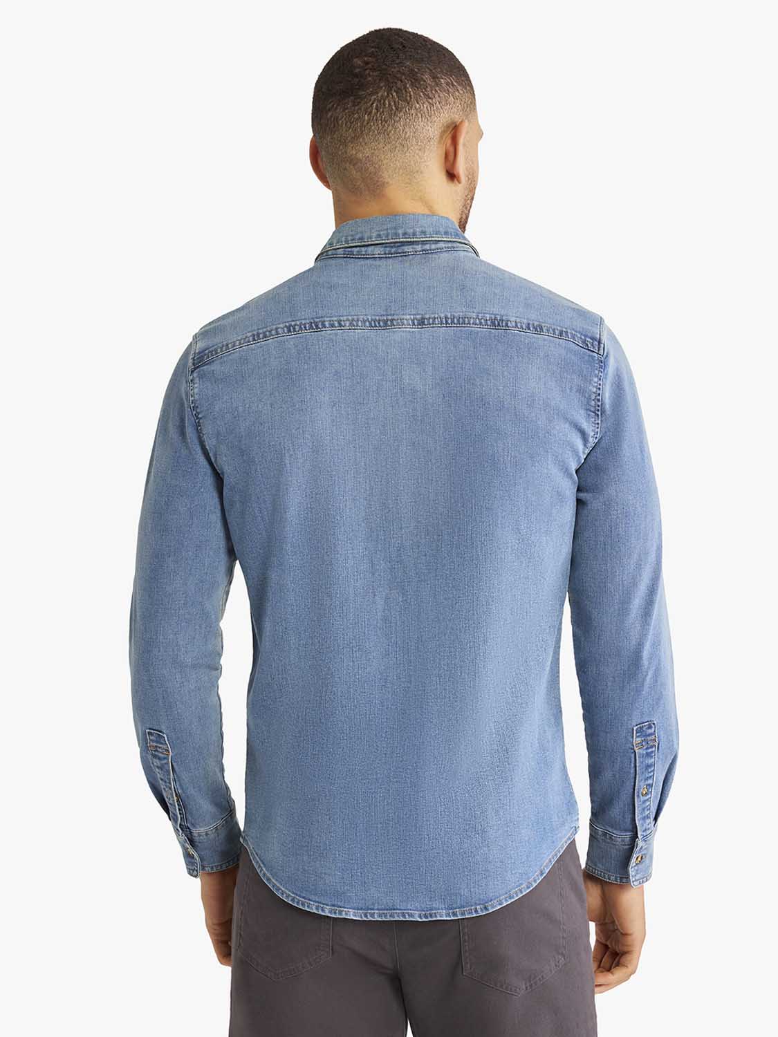 Driftwood Denim Shirt | Medium Denim Wash