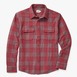Thumbnail 1 of dark-red-plaid-dunewood-flannel