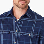 Thumbnail 6 of navy-plaid-dunewood-flannel