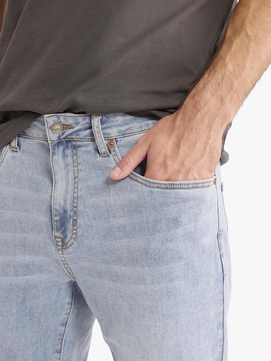 Driftwood Stretch Denim Pant | Light Wash