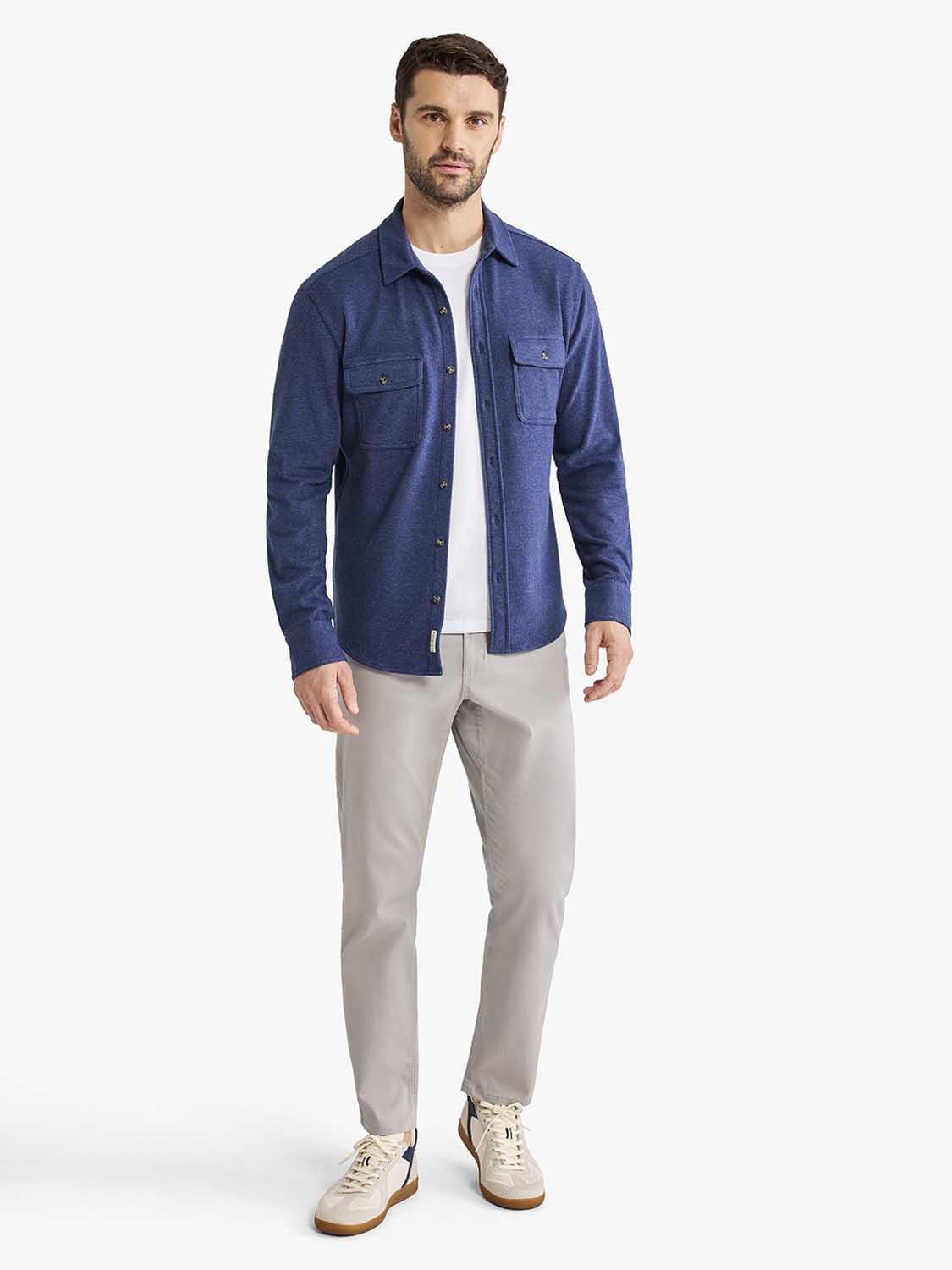 Dunewood Flannel | Navy Twill