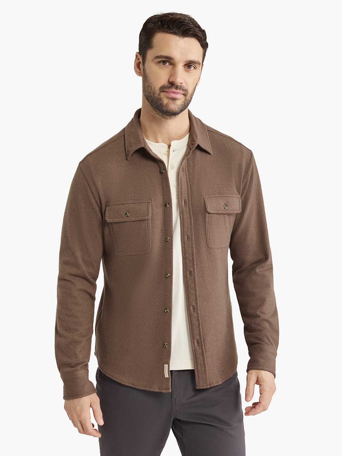 Dunewood Flannel Shirt | Espresso Twill