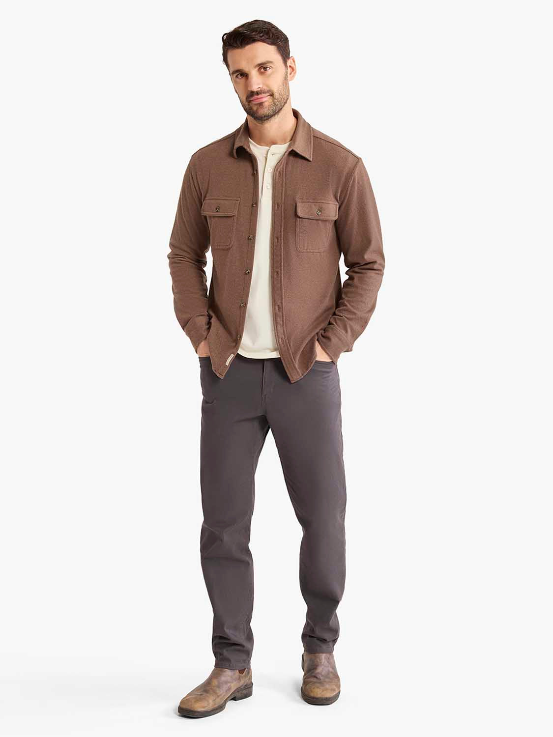 Dunewood Flannel Shirt | Espresso Twill