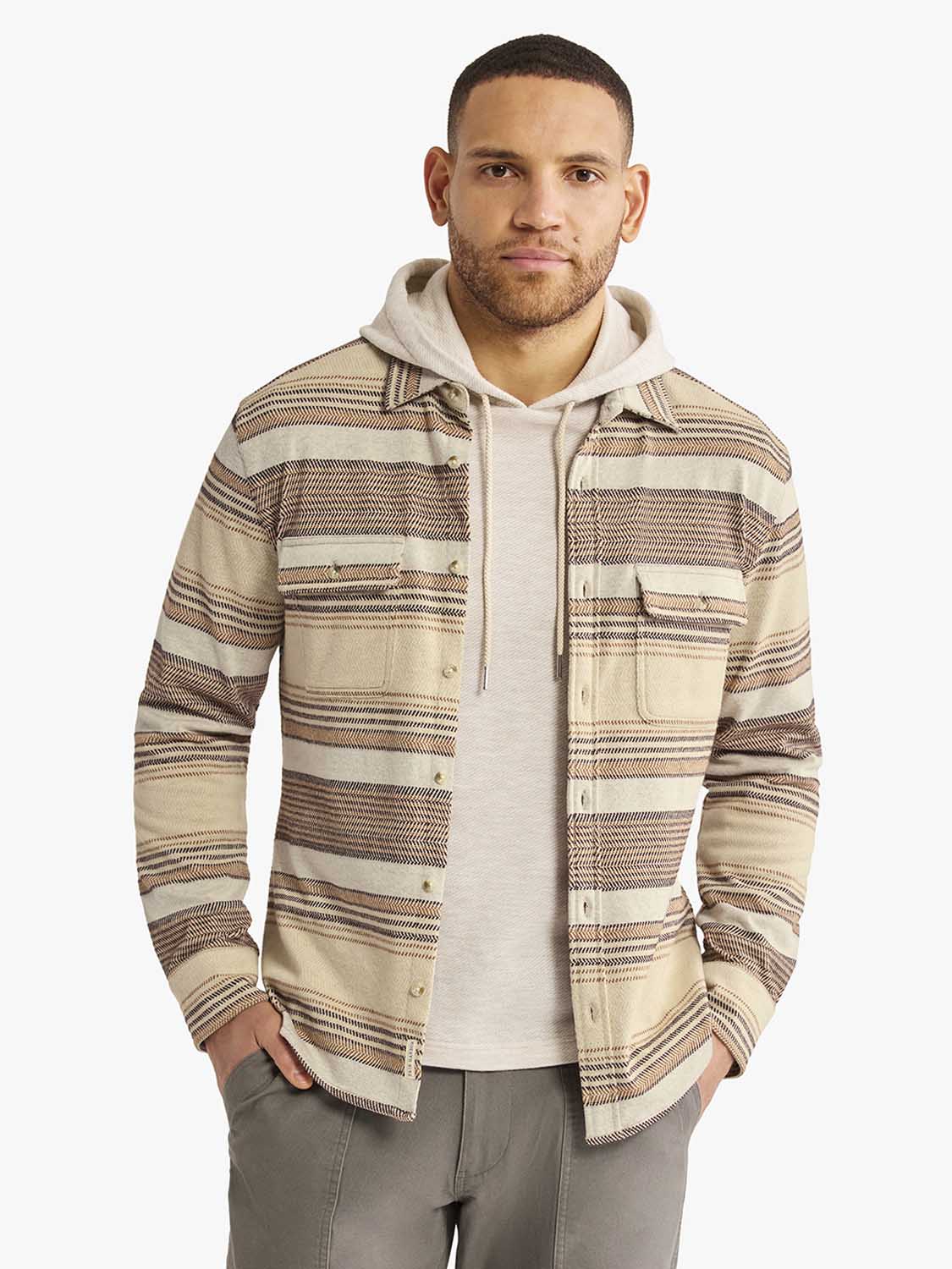 Dunewood Flannel Shirt | Beach Blanket Stripe