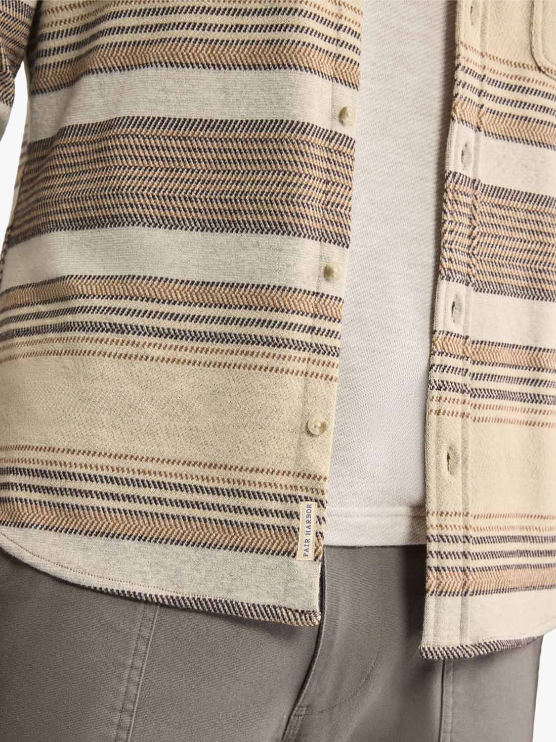 Dunewood Flannel Shirt | Beach Blanket Stripe