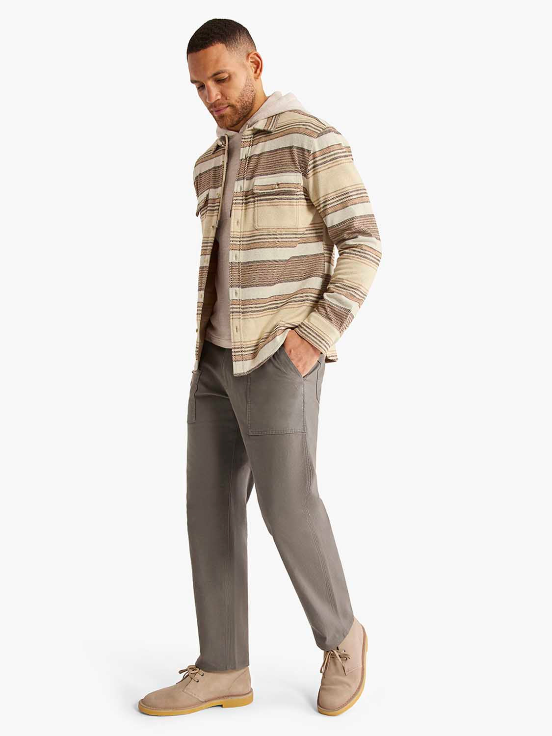 Dunewood Flannel Shirt | Beach Blanket Stripe