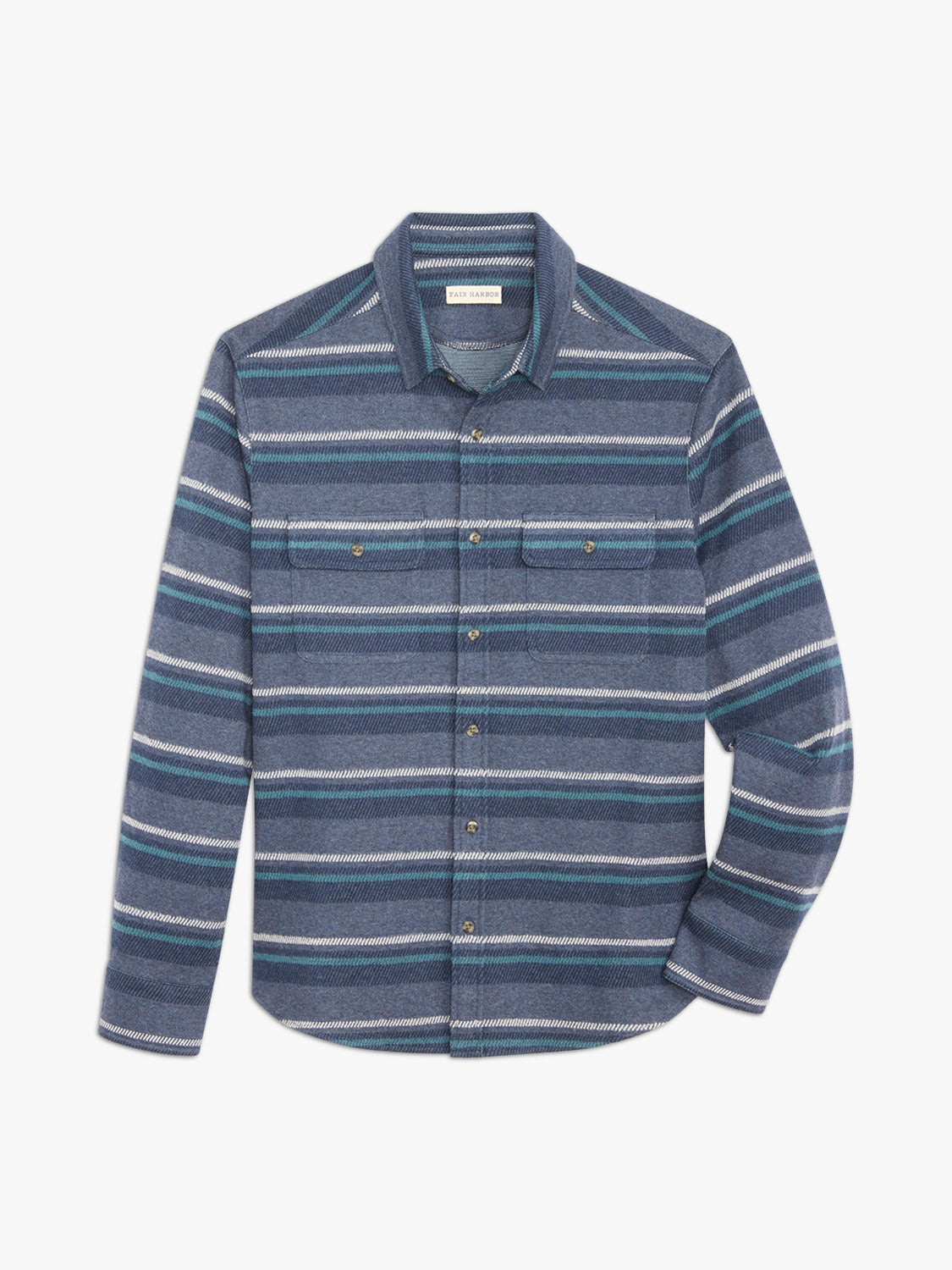 Dunewood Flannel Shirt | Ocean Blanket Stripe
