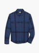 Dunewood Flannel Shirt | Navy Water Plaid