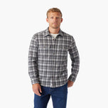Thumbnail 2 of The Ultra-Stretch Dunewood Flannel - charcoal-plaid-dunewood-flannel