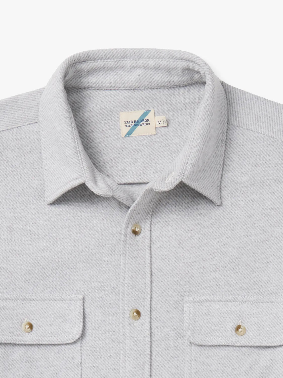 Dunewood Flannel | Heather Grey Twill