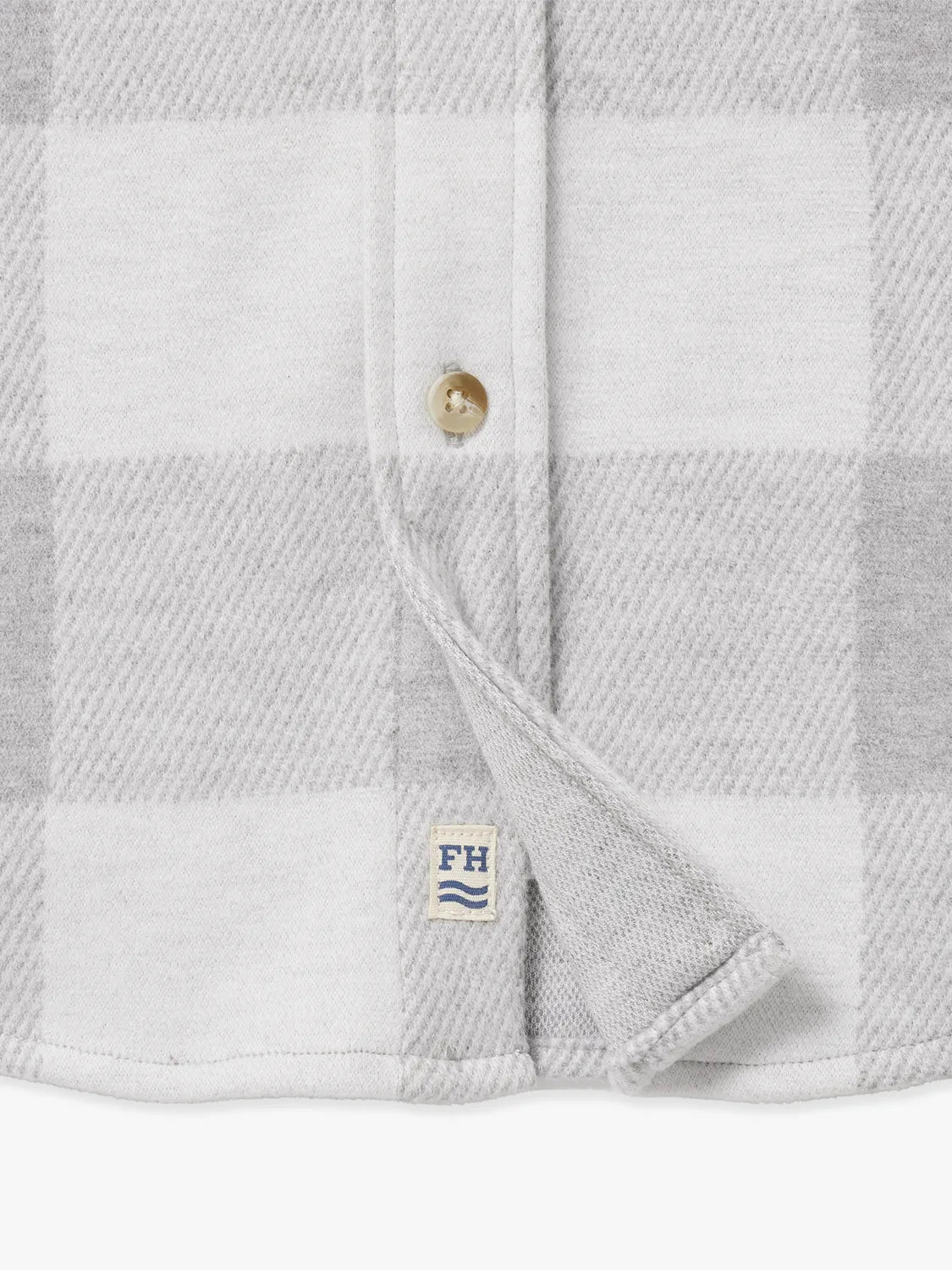 Dunewood Flannel | Heather Grey Buffalo Check