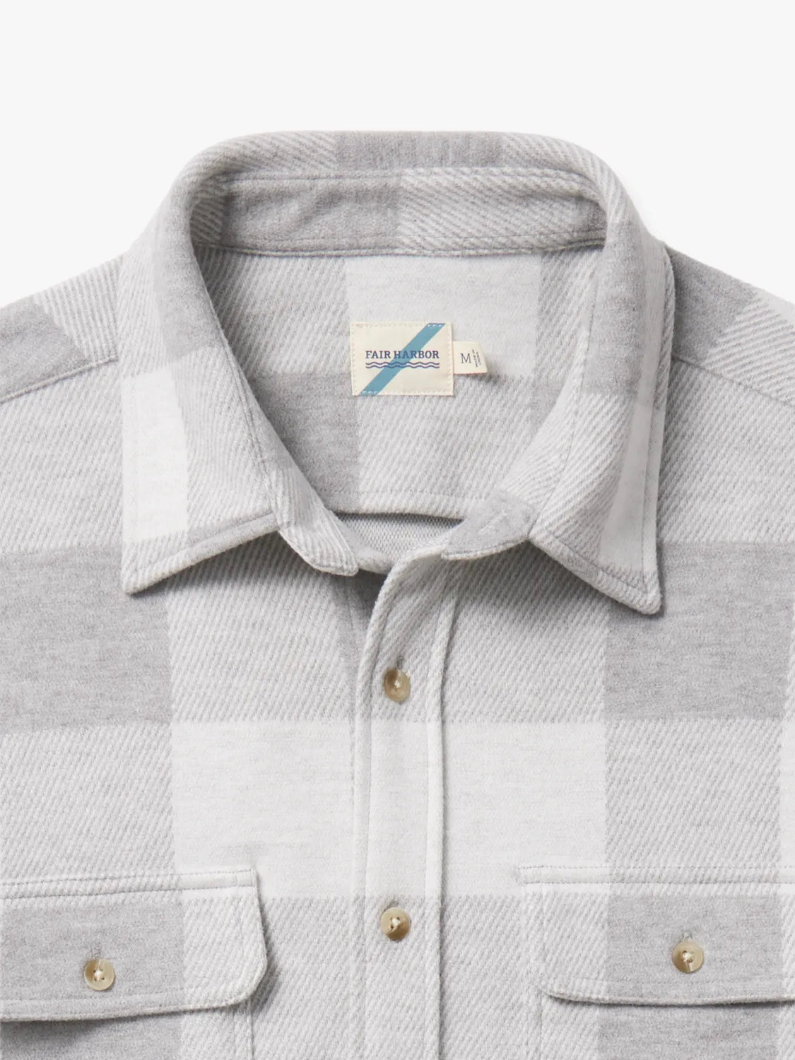 Dunewood Flannel | Heather Grey Buffalo Check