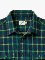 Thumbnail 5 of The Ultra-Stretch Dunewood Flannel | Green Plaid