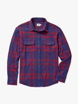 Thumbnail 1 of The Ultra-Stretch Dunewood Flannel | Nautical Red Plaid