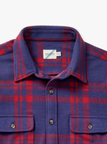 Thumbnail 5 of The Ultra-Stretch Dunewood Flannel | Nautical Red Plaid