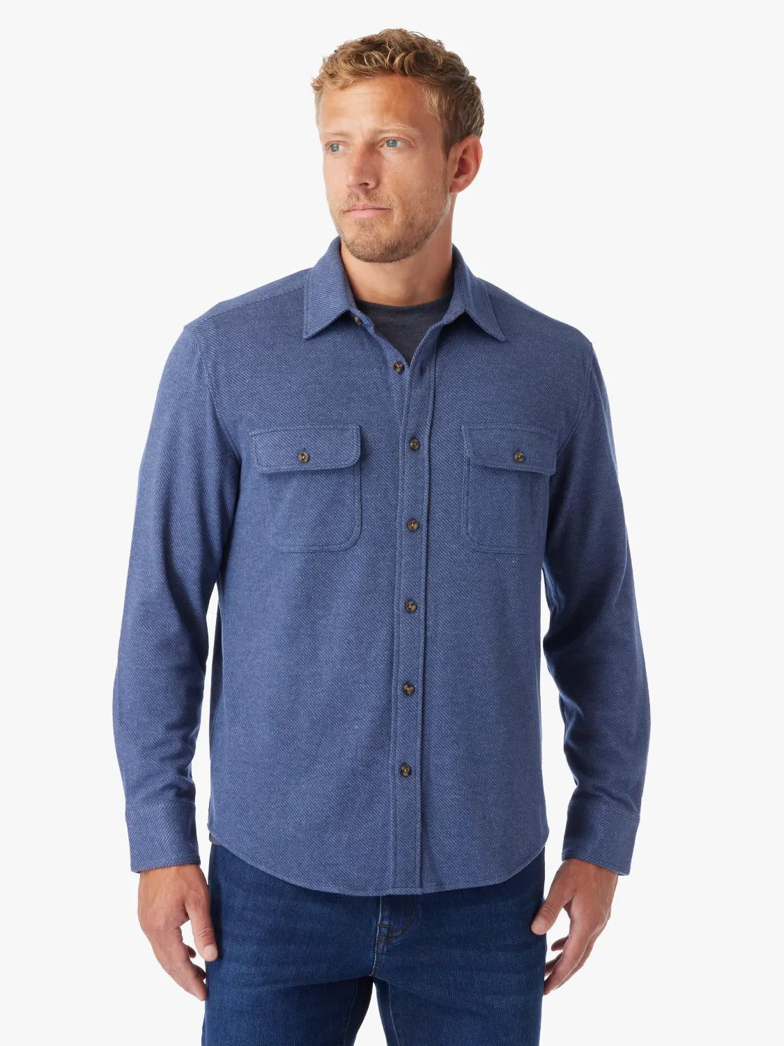 Dunewood Flannel | Navy Twill