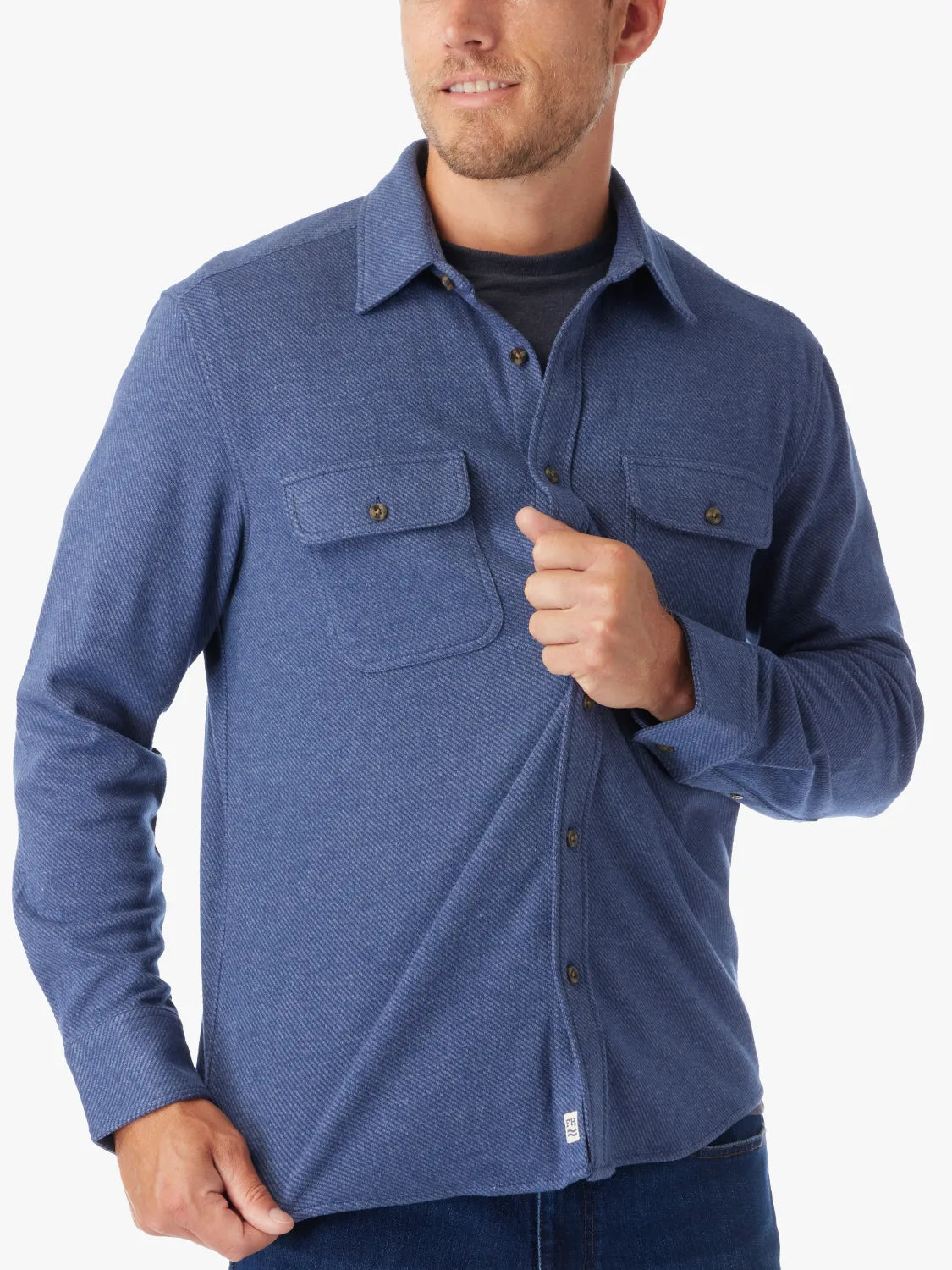 Dunewood Flannel | Navy Twill