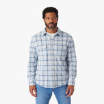 Thumbnail 4 of The Ultra-Stretch Dunewood Flannel - breezy-blue-plaid-dunewood-flannel