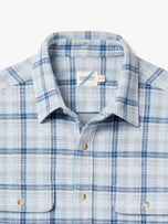 Thumbnail 5 of The Ultra-Stretch Dunewood Flannel | Breezy Blue Plaid