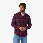 Thumbnail 2 of The Ultra-Stretch Dunewood Flannel - cobalt-wine-plaid-dunewood-flannel