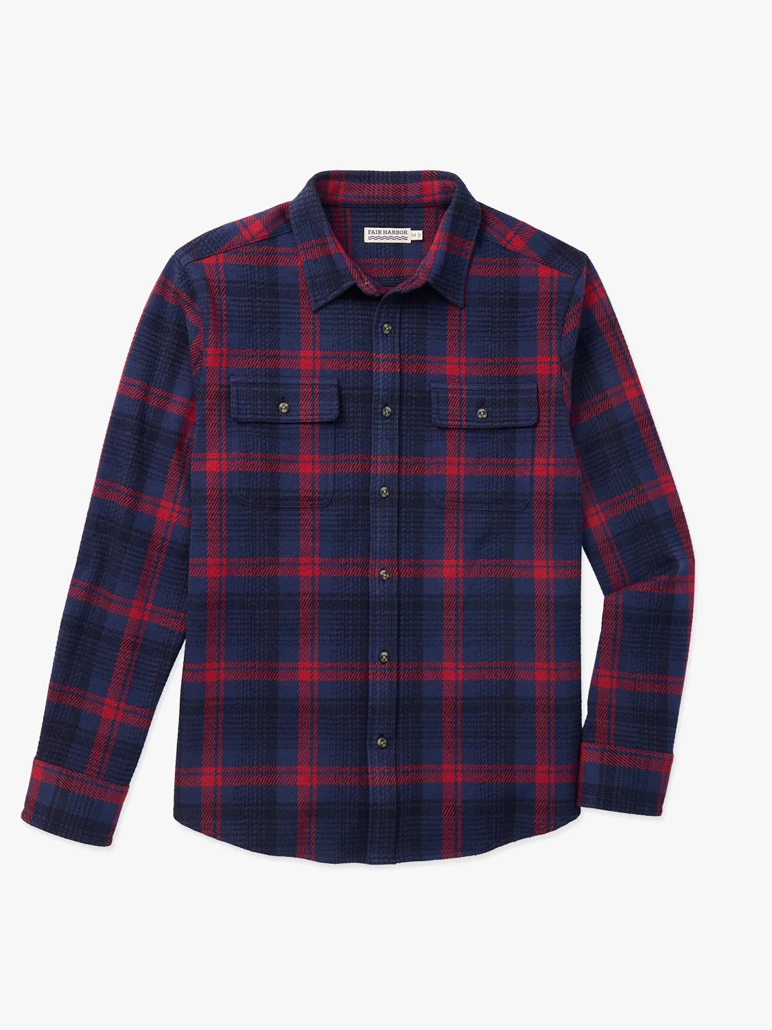 Dunewood Flannel | Red Blue Plaid