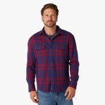 Thumbnail 4 of nautical-red-plaid-dunewood-flannel