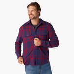 Thumbnail 3 of nautical-red-plaid-dunewood-flannel