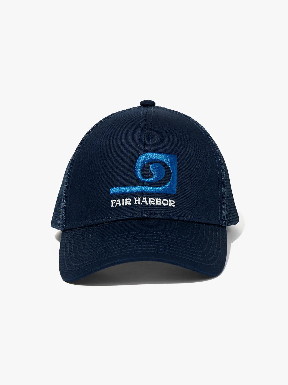 Maritime Trucker Hat | Navy Wave